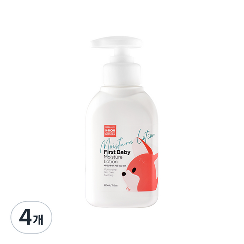 케이맘 베이비 처음 보습 로션, 225ml, 4개
