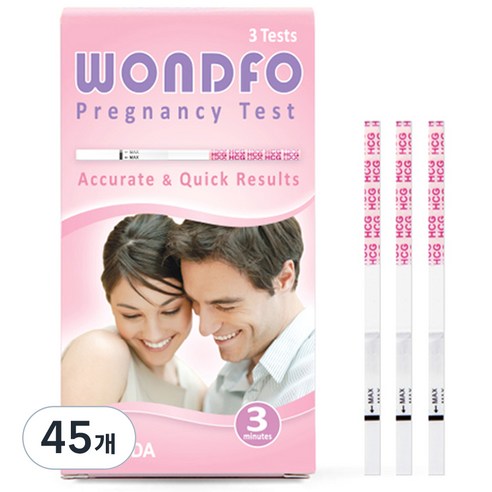 원포 임신테스트기, 3개입, 45개