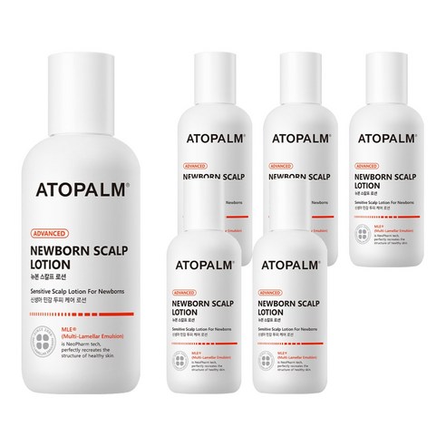 아토팜 유아용 뉴본 스칼프 로션, 100g, 6개