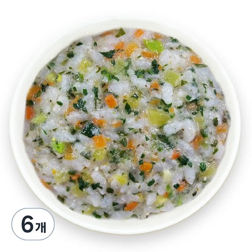 짱죽 실온이유식 후기, 삼색나물들깨진밥, 160g, 6개