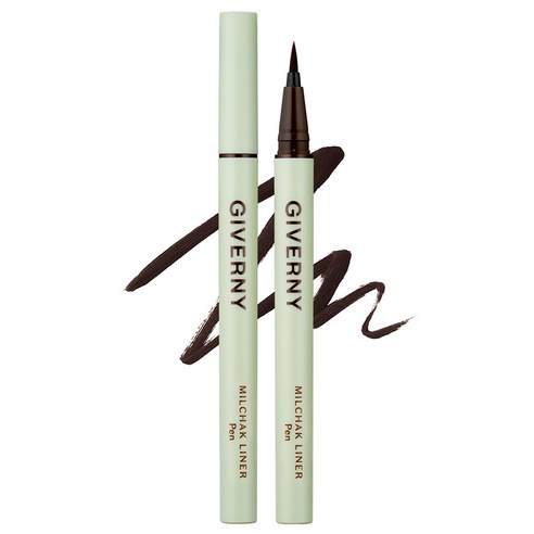 지베르니 밀착 펜 라이너 0.6g, 02호블랙브라운, 1개