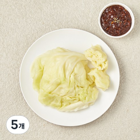 집반찬연구소 양배추와 맛쌈장, 300g, 5개