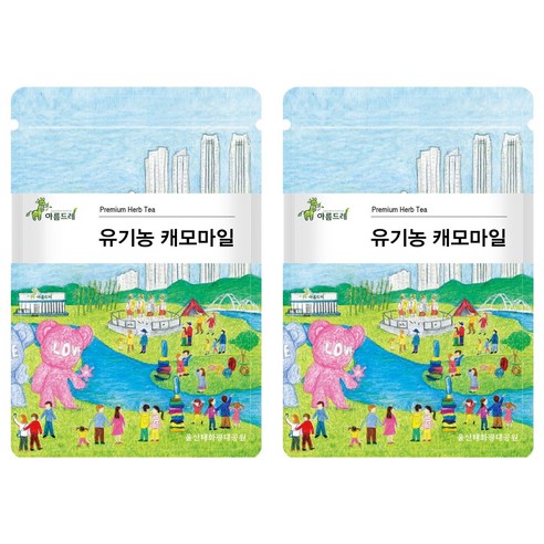 아름드레 유기농 캐모마일 삼각티백, 1.1g, 25개입, 2개