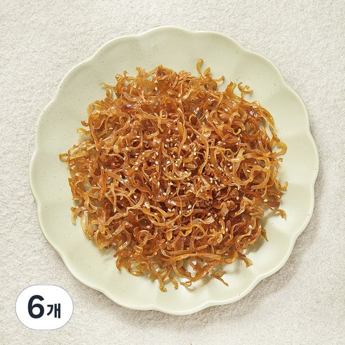 비움반찬 오징어실채볶음, 80g, 6개
