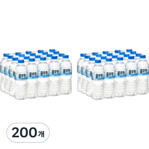 생수/물/풀무원샘물 워터루틴생수 2L, 500ml, 200개