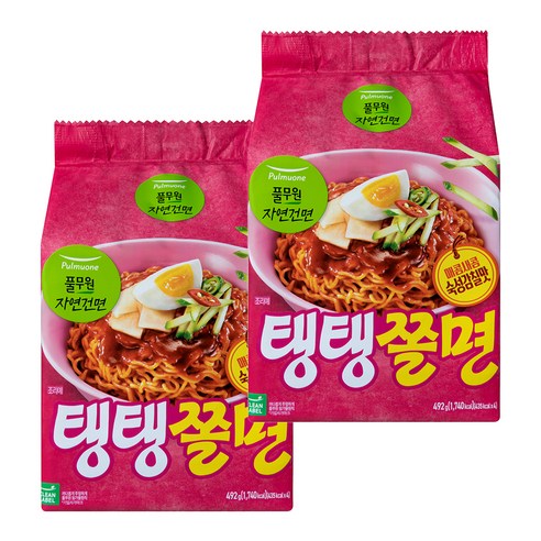 풀무원 탱탱쫄면, 123g, 8개