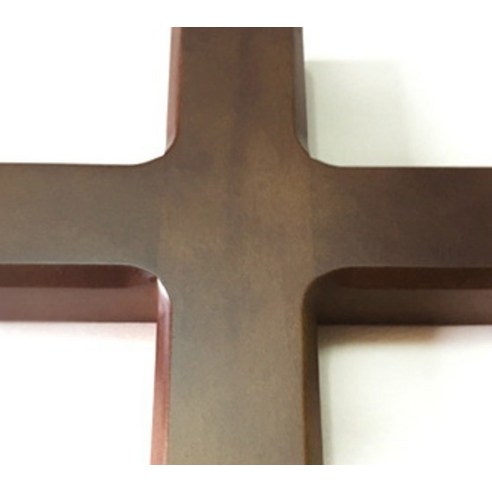 마음 한 켠의 평안을 담다, 가온 원목 십자가 벽장식