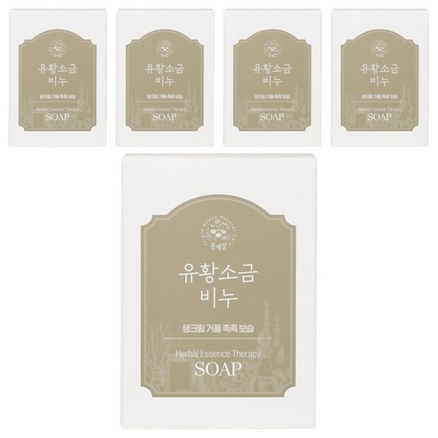 콩세알 유황소금비누, 85g, 5개
