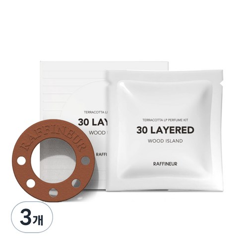 라피네르 테라코타 LP 퍼퓸 키트 24g, 우드 아일랜드, 24ml, 3개