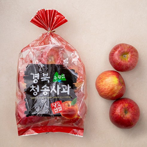 다조은 청송 주왕산 당도선별 사과, 1.5kg(6~7입), 2개
