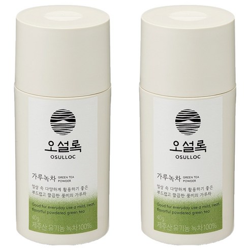 오설록 프리미엄 가루녹차, 40g, 1개입, 2개