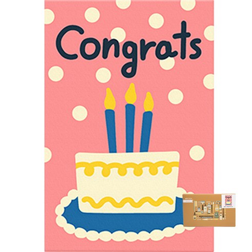 아트조이 DIY 명화그리기 10 x 15 cm, Congrats, 1개