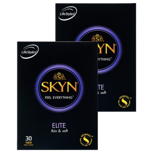 SKYN 엘리트 슬림형 콘돔, 30개입, 2개