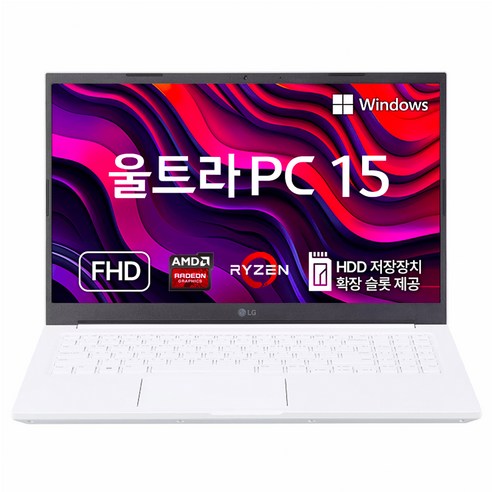 LG전자 2023 울트라 PC 15, 화이트, 256GB, 8GB, WIN11 Home, 15U40R-GR56K 
노트북