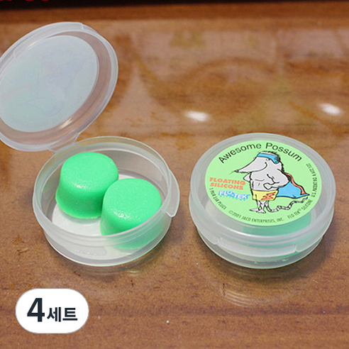수영 귀마개 그린 2p, 4개