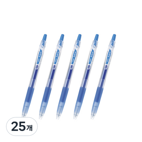 파이롯트 주스 젤잉크펜 0.5mm LJU-10EF, 스카이블루, 25개
