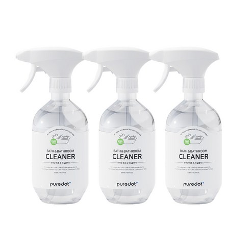 퓨어닷 NEW 아기 욕조클리너, 500ml, 3개