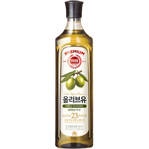 해표 압착 올리브유, 250ml, 18개