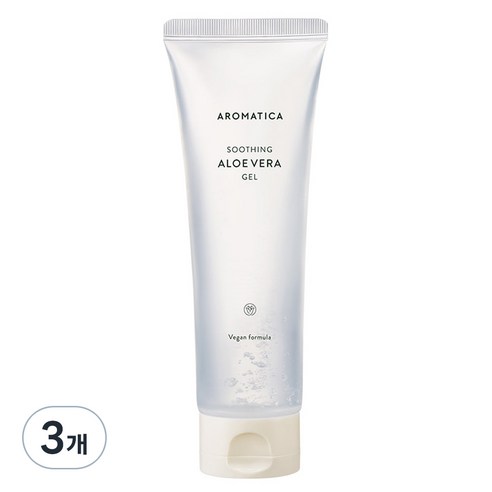 아로마티카 수딩 알로에 베라 젤, 3개, 180ml