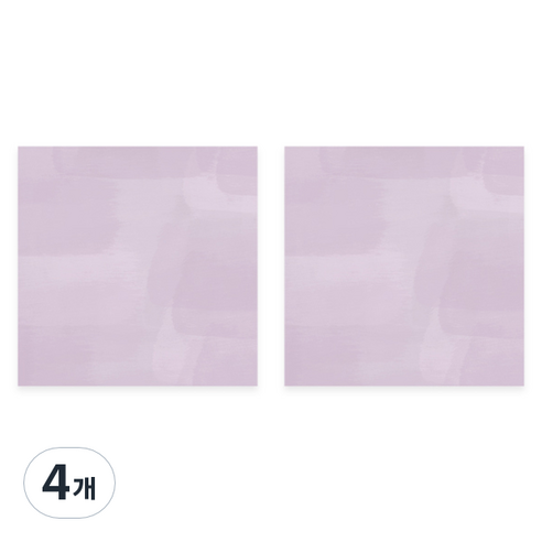 모노라이크 컬러 페인팅 메모지, 02 글루미 라벤더, 1개입, 4개