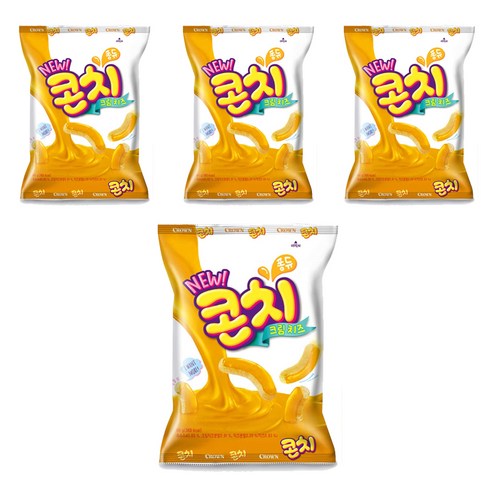 크라운 콘치 크림치즈 과자