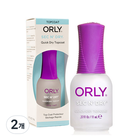 오를리 세컨드라이 퀵드라이 11ml, 혼합색상, 2개