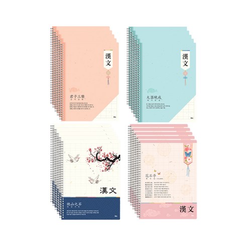 아이비스 한문스프링노트 SP11137, 혼합색상, 20개