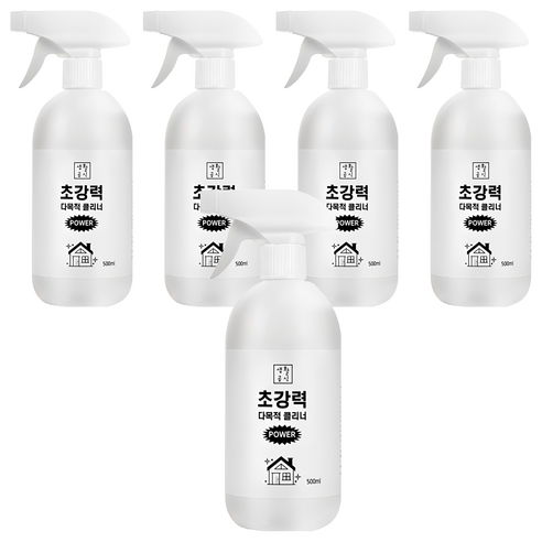 생활공식 초강력 다목적 클리너, 500ml, 5개