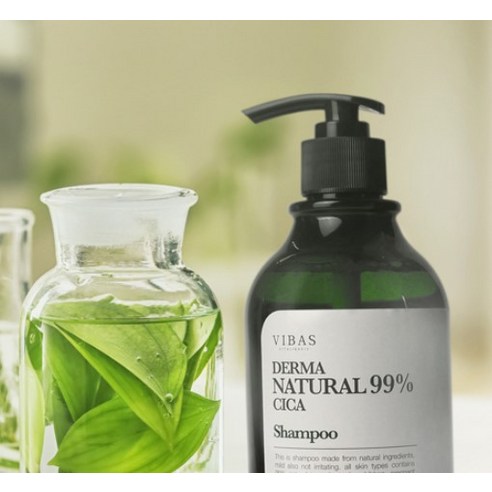 민감한 두피, 비바스 더마 시카 샴푸로 순하게 진정시키세요!