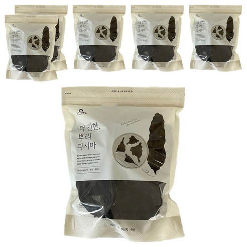 안옥남 더 진한 뿌리 다시마, 150g, 6개