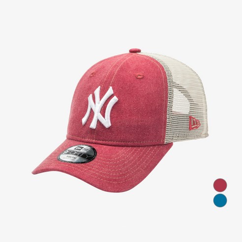 뉴에라 아동용 MLB 뉴욕 양키스 워시 언스트럭쳐 볼캡 1466648