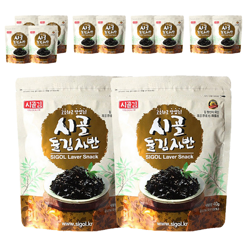시골 돌김자반, 40g, 12개
