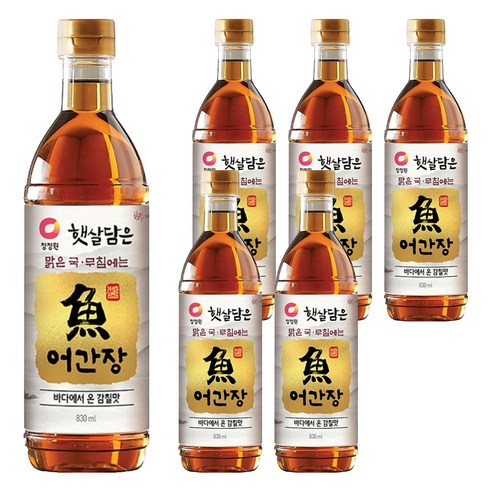 햇살담은 어간장, 6개, 830ml