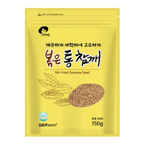 엉클탁 볶은 통 참깨, 150g, 1개