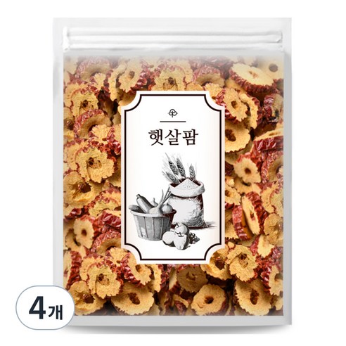 햇살팜 대추슬라이스칩, 300g, 4개