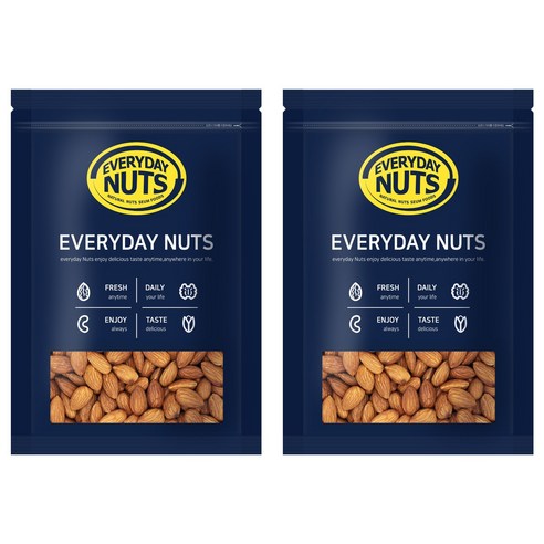 에브리데이넛츠 생아몬드, 1kg, 2개