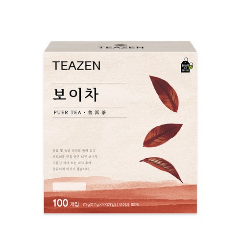 티젠 보이차, 0.7g, 100개