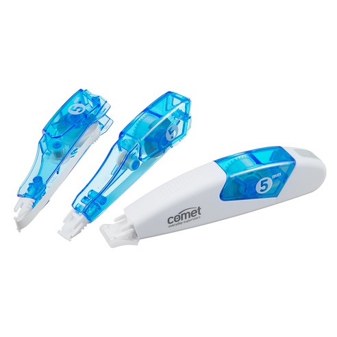 문서 작업에 필수적인 코멧 수정테이프 + 리필 2p, 1세트