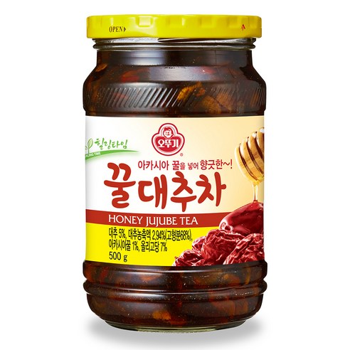 (상온)[오뚜기]꿀대추차500g, 500g, 1개입, 14개