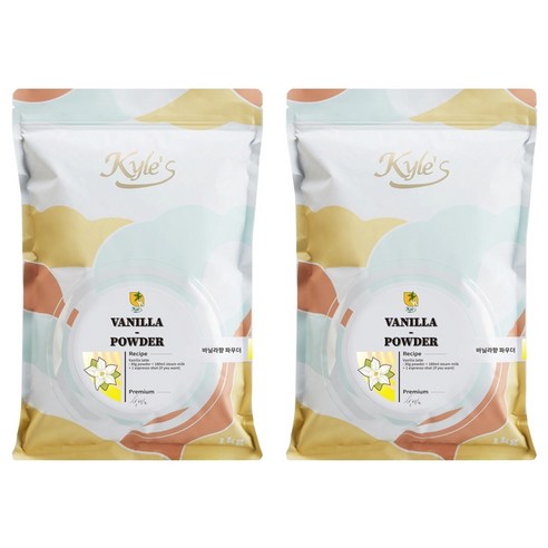 카일스 바닐라 파우더, 1kg, 2개, 1개입