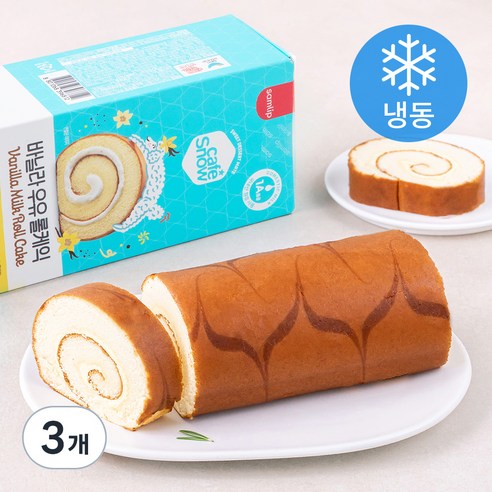 삼립 바닐라 우유 롤케익, 430g, 3개
