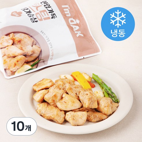 아임닭 한입가득 스팀 닭가슴살 오리지널 (냉동), 10개, 100g