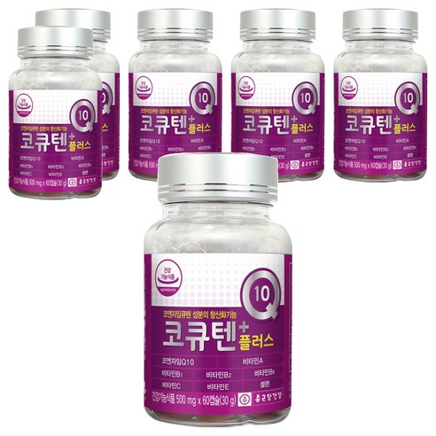 종근당건강 코큐텐 플러스, 60정, 6개