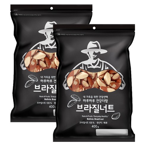 넛츠팜 브라질너트, 400g, 2개