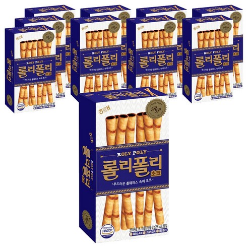 해태제과 롤리폴리 초코, 62g, 10개