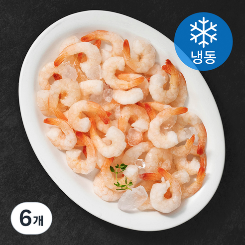 자숙칵테일 흰다리 새우살 (냉동), 6개, 200g(소)