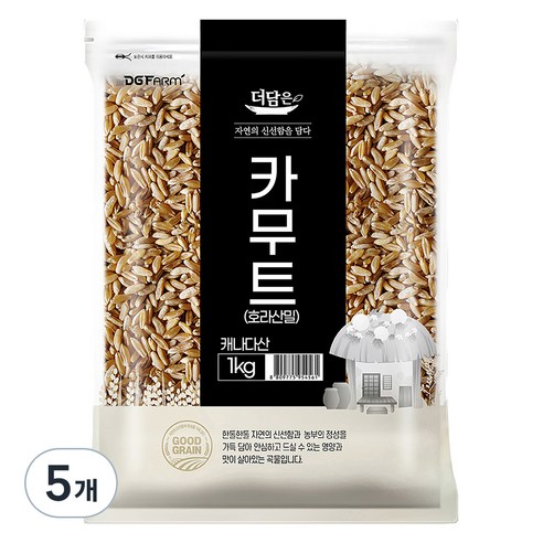 더담은 호라산밀 카무트, 1kg, 5개