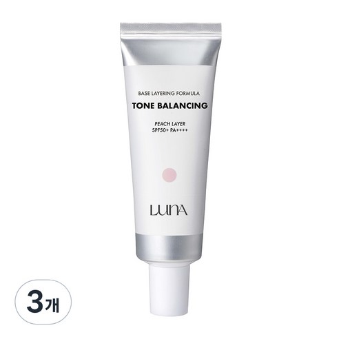 루나 베이스 레이어링 포뮬라 프라이머 40ml, 피치레이어, 3개