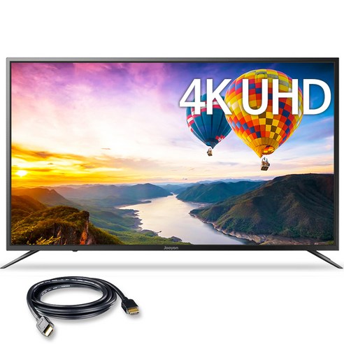 주연테크 4K UHD LED TV, 164cm(65인치), D6503UK HDR, 벽걸이형, 방문설치