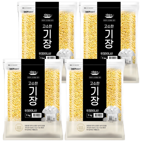 더담은 고소한 기장, 1kg, 4개